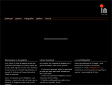 Tablet Screenshot of galeria.inmedia.es